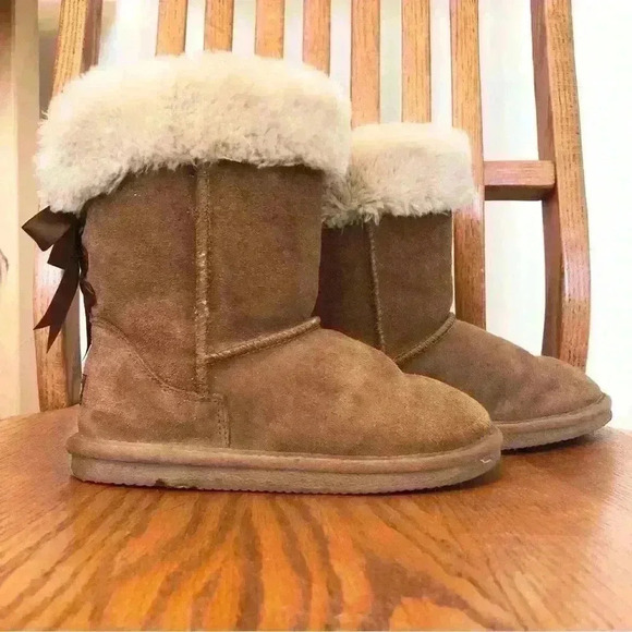 🌈 6/$60, Lamo Audrey, Leather Boots, Caramel, Size 3 - Picture 10 of 10